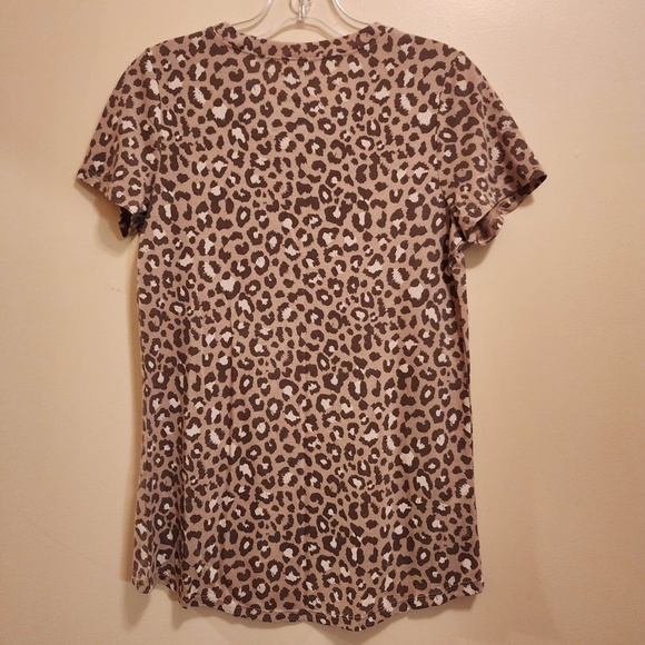 Zoe + Liv Brown Cheetah Hi Low Top S - Picture 3 of 3